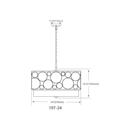 Z-Lite 4 Light Chandelier