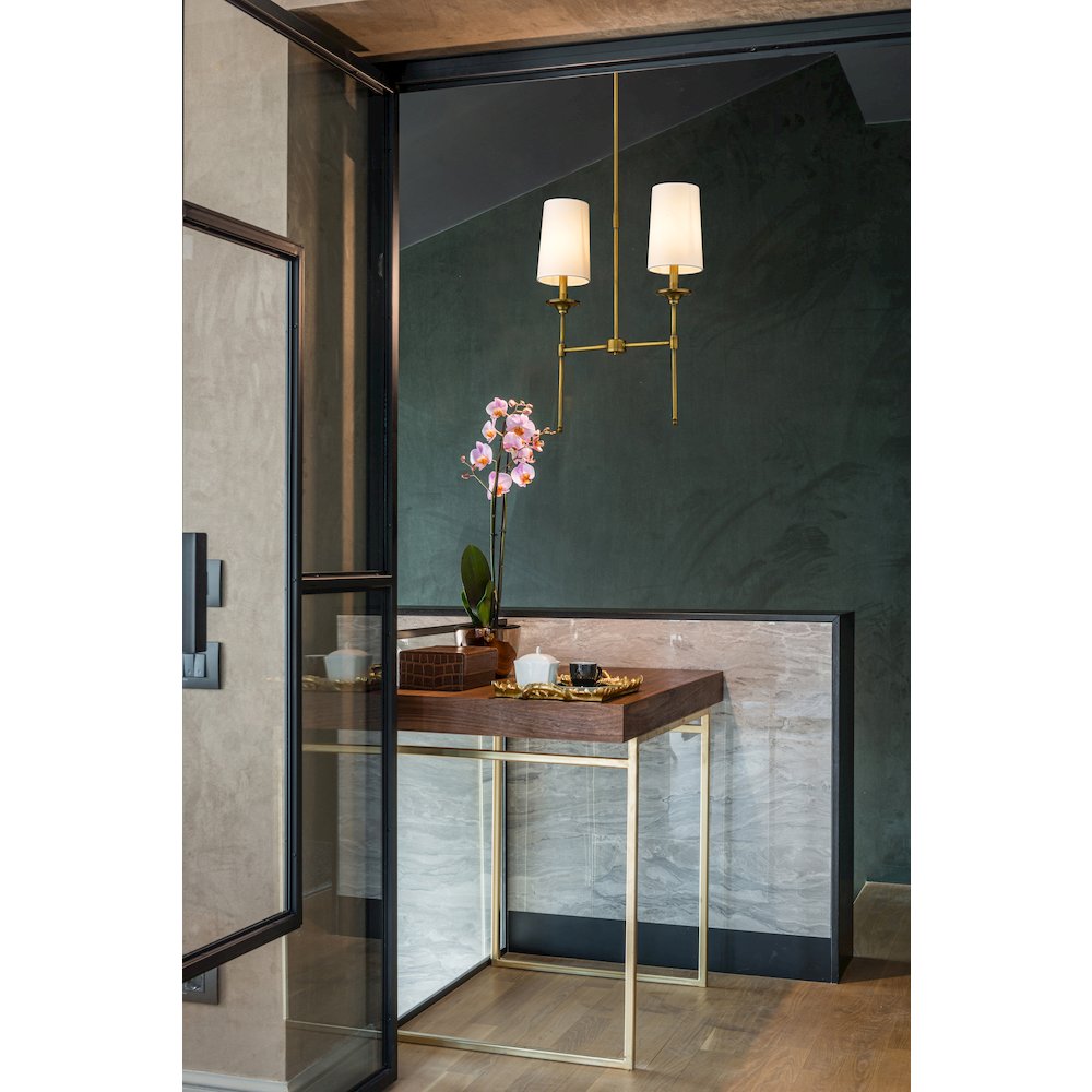 Z-Lite 2 Light Linear Chandelier