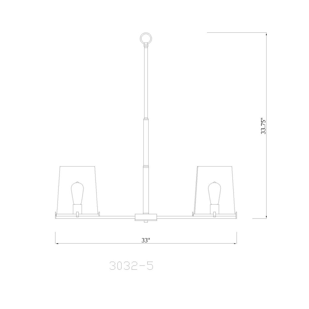 Z-Lite 5 Light Chandelier