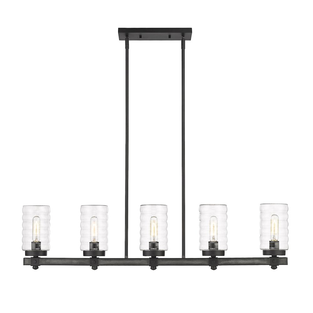 Z-Lite 5 Light Outdoor Linear Chandelier