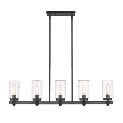 Z-Lite 5 Light Outdoor Linear Chandelier