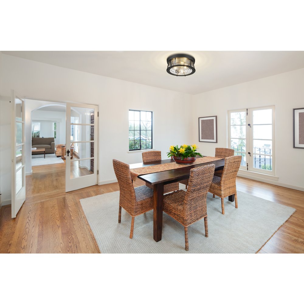 Z-Lite 3 Light Flush Mount