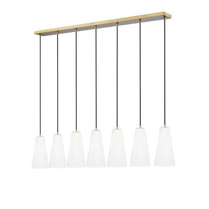 Z-Lite 7 Light Linear Chandelier