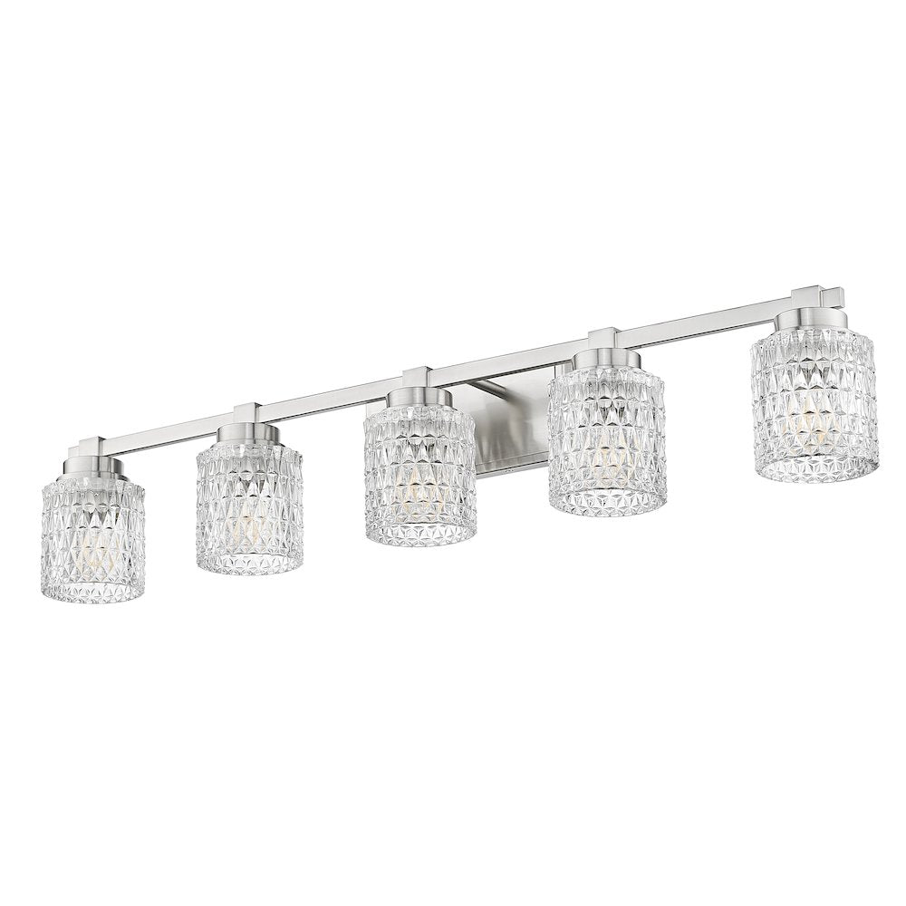 Z-Lite 5 Light Vanity, Brushed Nickel