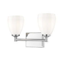 Z-Lite Oren 2 Light Vanity in Chrome  color, Steel frame