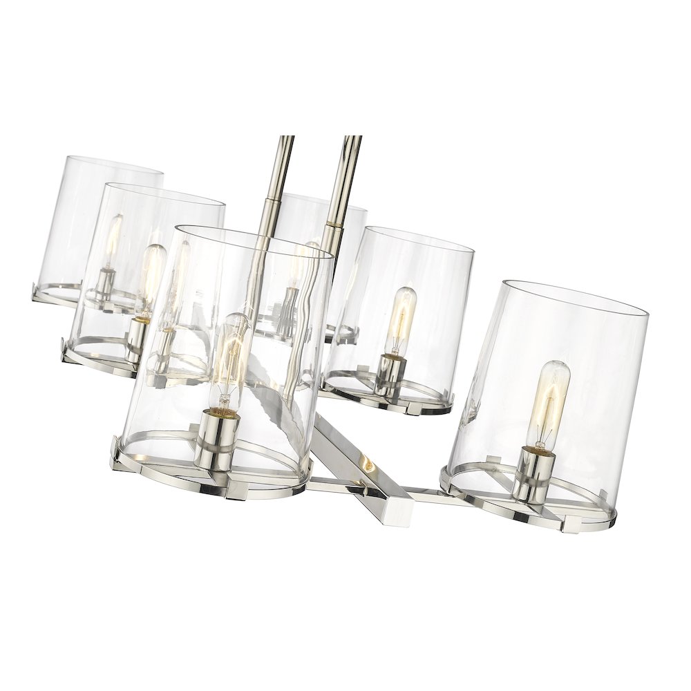 Z-Lite 6 Light Linear Chandelier