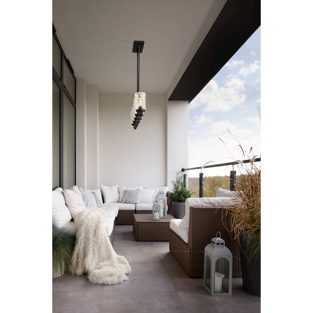 Z-Lite 5 Light Outdoor Linear Chandelier