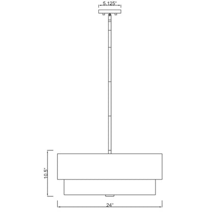 Z-Lite 5 Light Chandelier