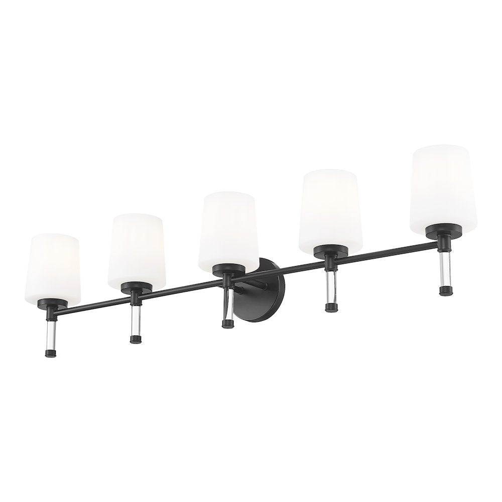 Z-Lite 5 Light Vanity, Matte Black