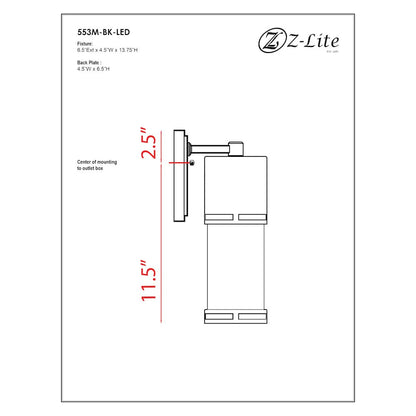 Z-Lite 1 Light Outdoor Wall Light