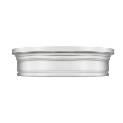 Z-Lite 1 Light Flush Mount, Brushed Nickel
