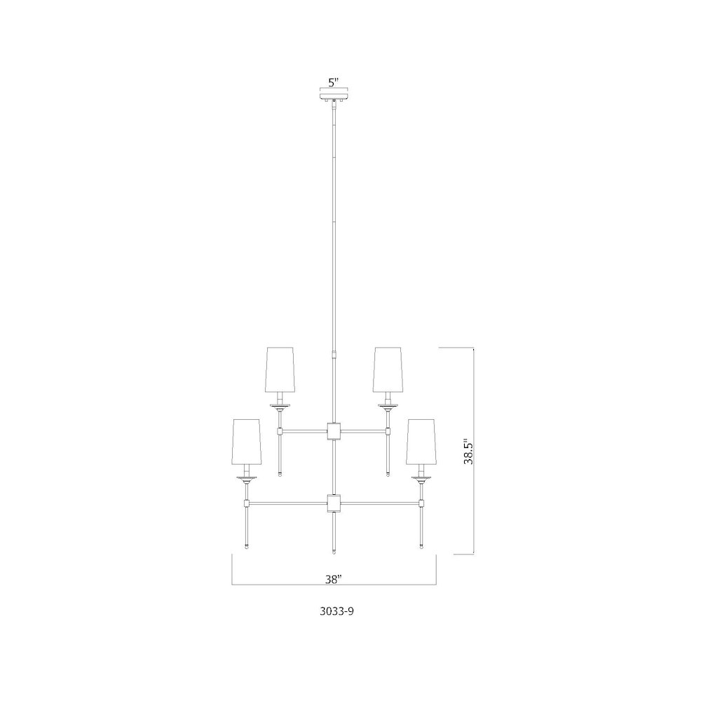 Z-Lite 9 Light Chandelier