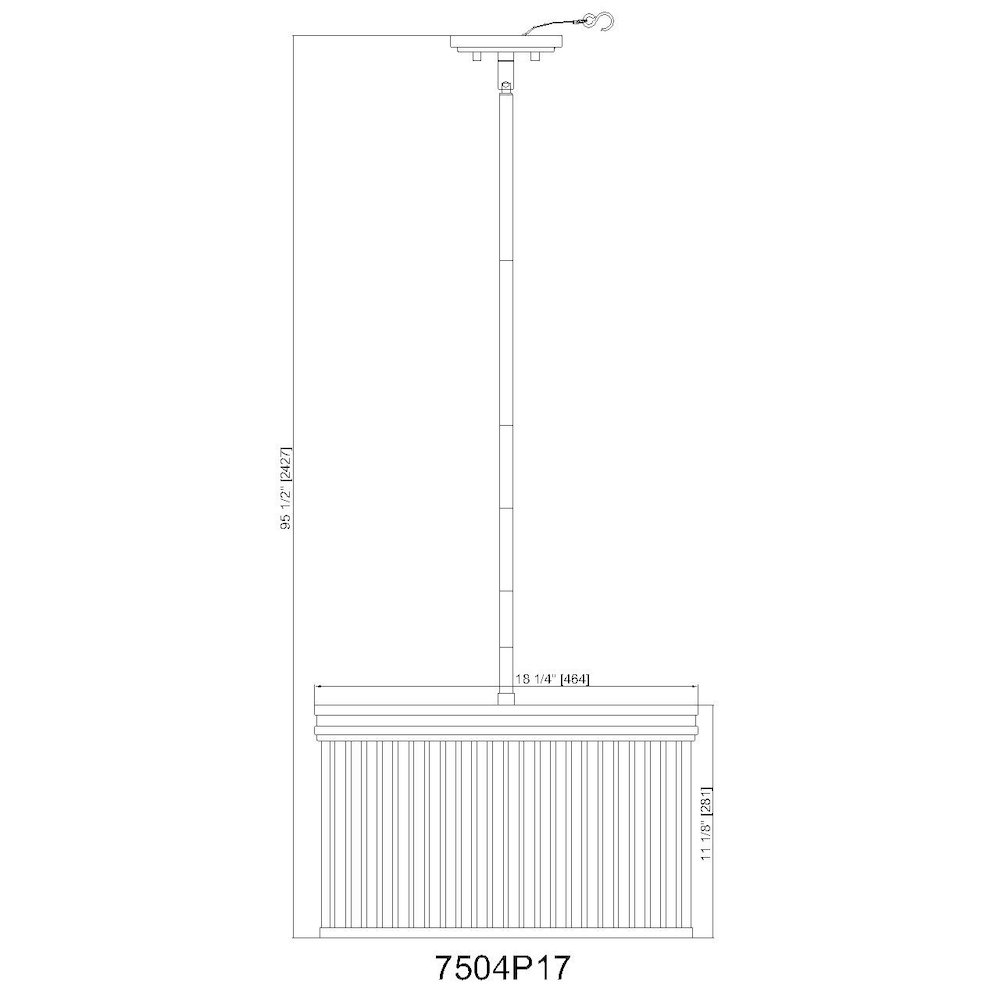 Z-Lite 5 Light Pendant
