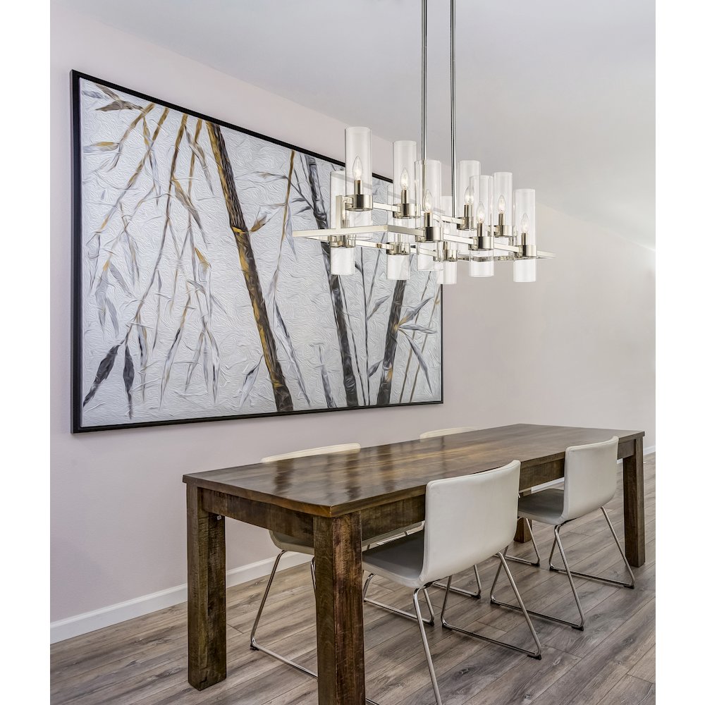 Z-Lite 10 Light Linear Chandelier