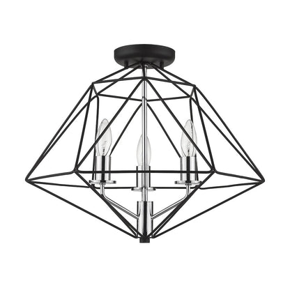 Z-Lite 3 Light Semi Flush Mount