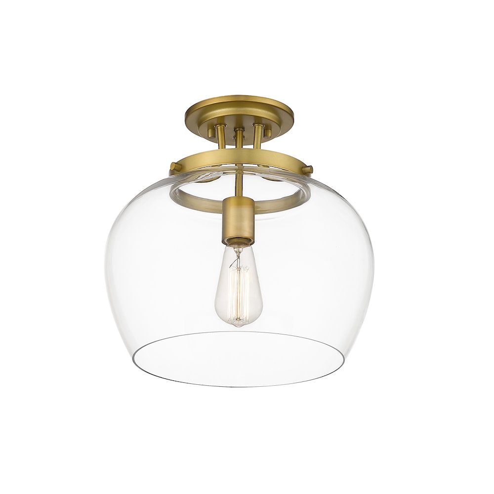 Z-Lite 1 Light Semi Flush Mount
