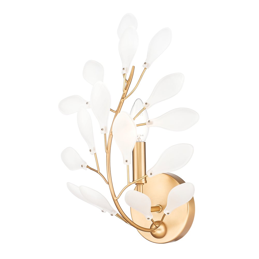 Z-Lite 1 Light Wall Sconce, Modern Gold