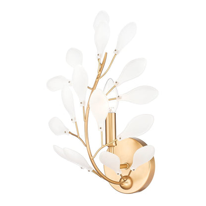 Z-Lite 1 Light Wall Sconce, Modern Gold