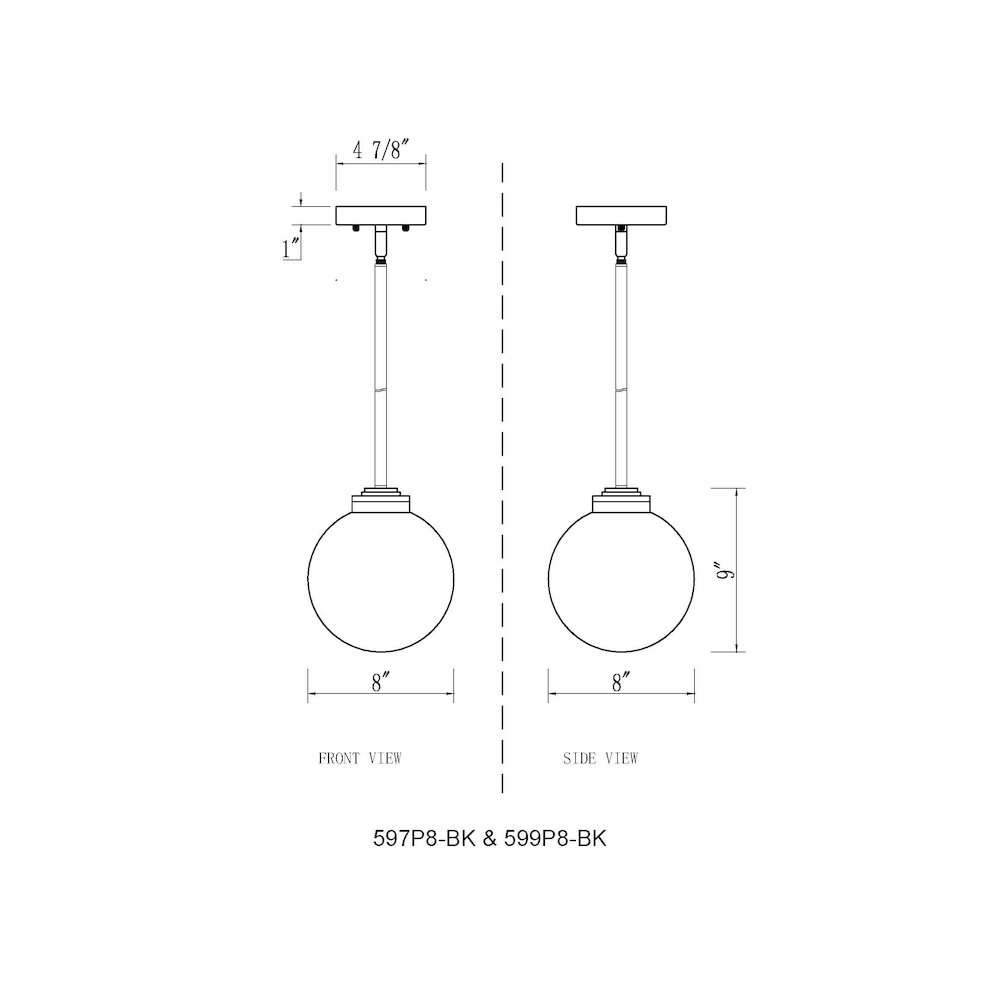 Z-Lite 1 Light Outdoor Pendant
