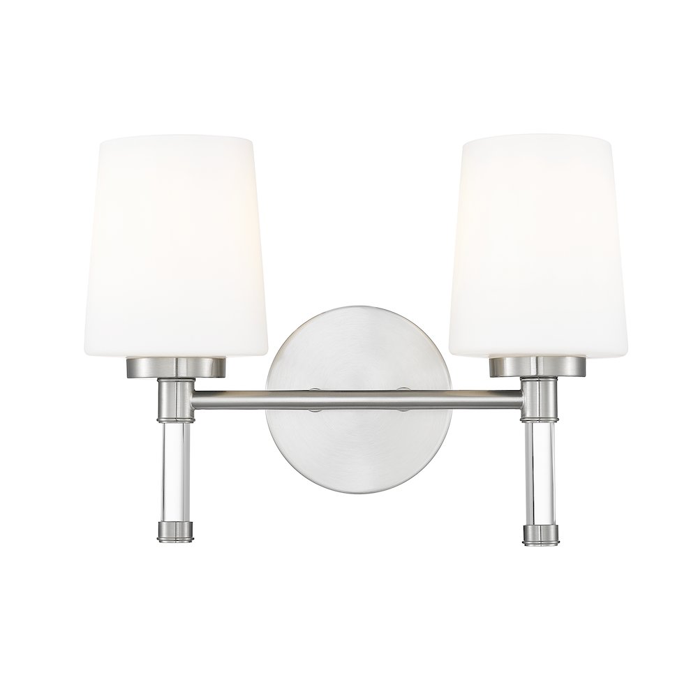 Z-Lite 2 Light Vanity, Brushed Nickel