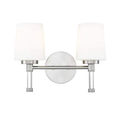 Z-Lite 2 Light Vanity, Brushed Nickel