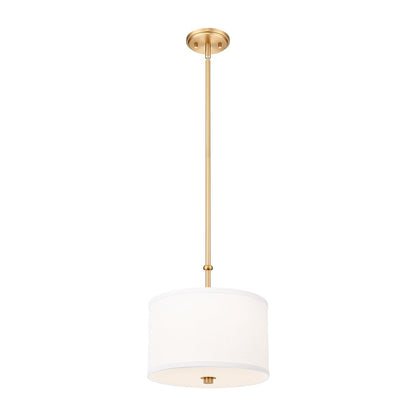 Z-Lite 1 Light Pendant, Modern Gold