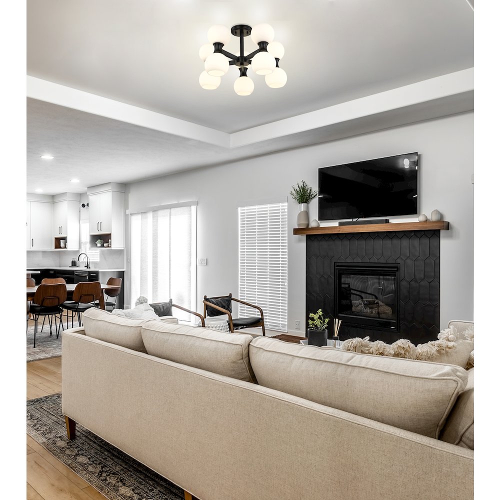 Z-Lite 10 Light Semi Flush Mount