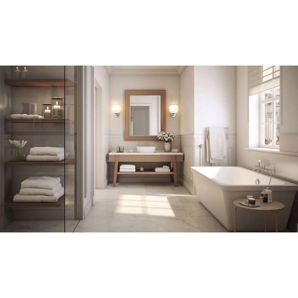 Z-Lite 1 Light Wall Sconce, Brushed Nickel