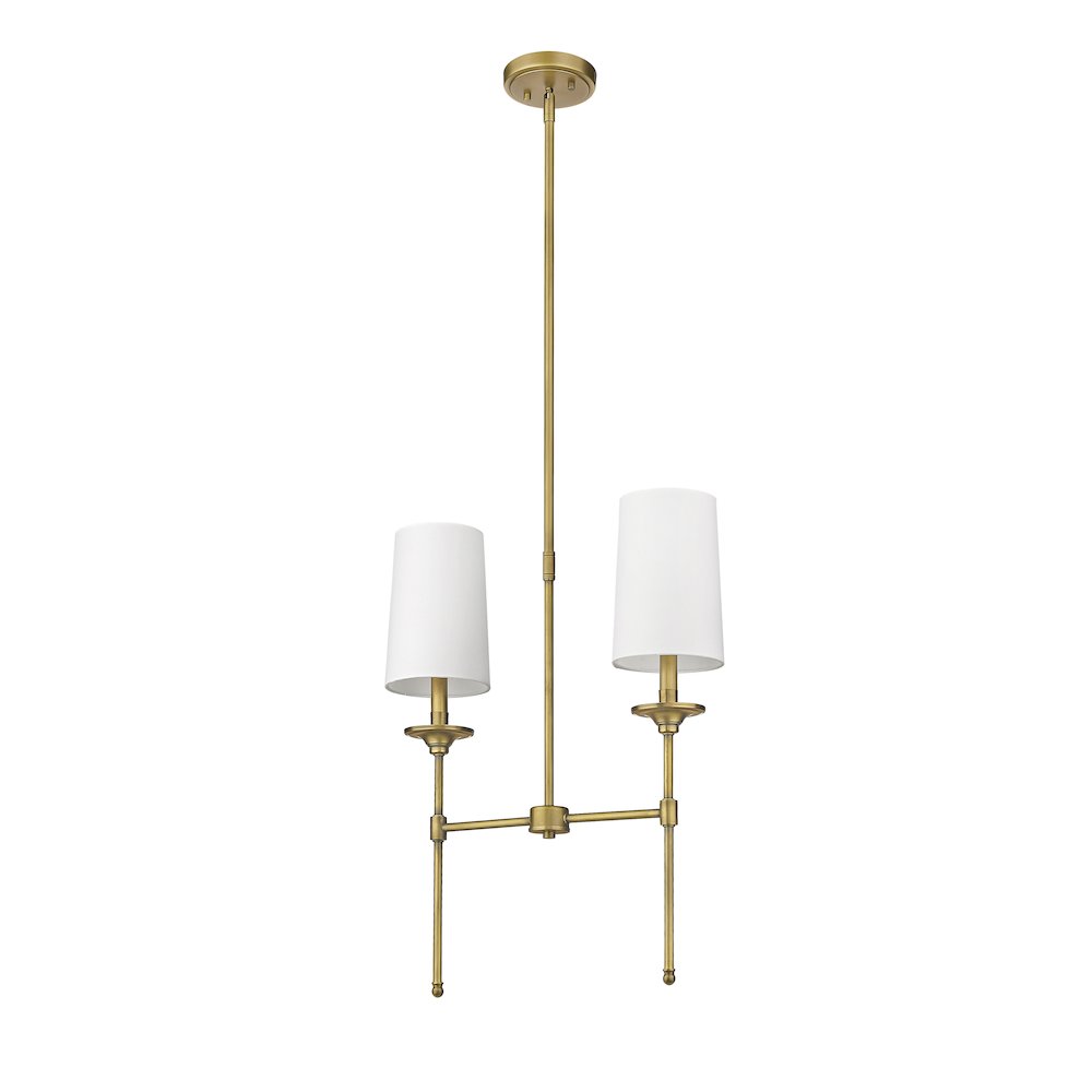 Z-Lite 2 Light Linear Chandelier