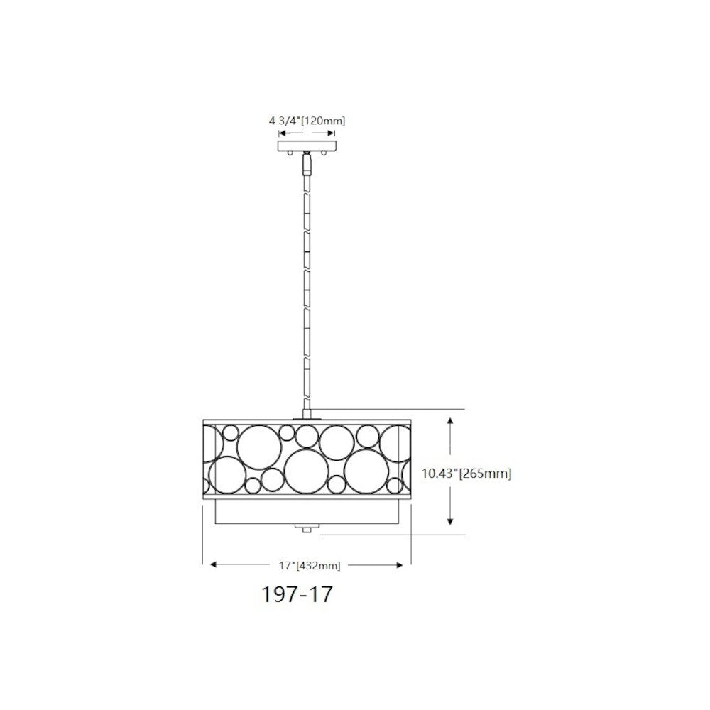 Z-Lite 3 Light Pendant