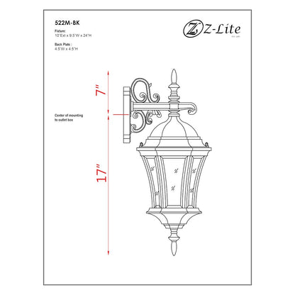Z-Lite 1 Light Outdoor Wall Light