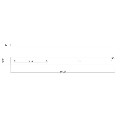 Z-Lite Multi Point Canopy 4 Light Ceiling Plate, Heritage Brass