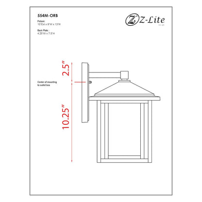 Z-Lite 1 Light Outdoor Wall Light