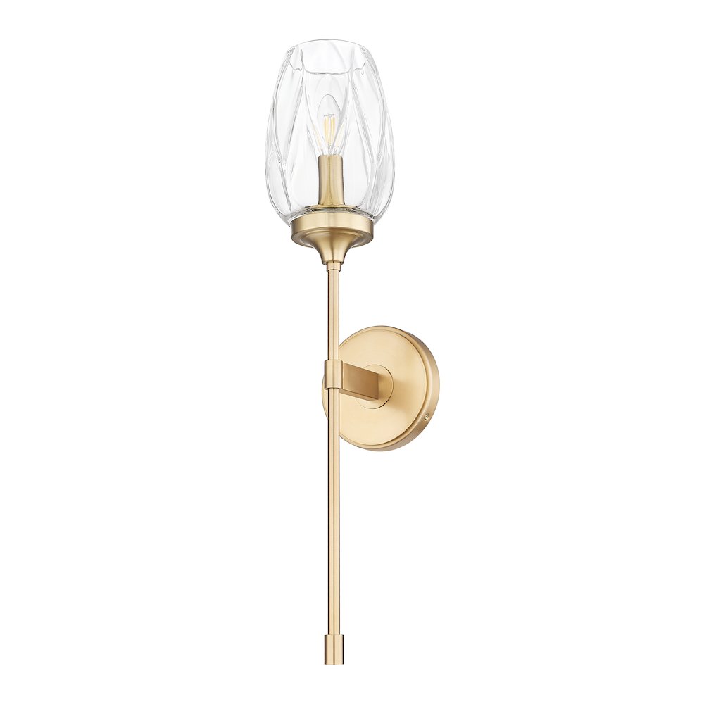 Z-Lite 1 Light Wall Sconce, Modern Gold
