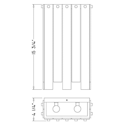 Z-Lite 4 Light Wall Sconce