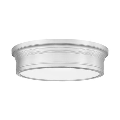 Z-Lite 1 Light Flush Mount, Brushed Nickel