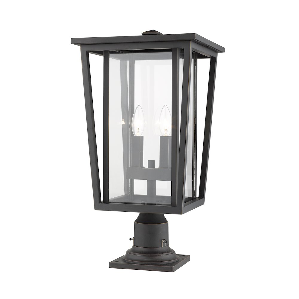 Z-Lite 2 Light Outdoor Pier Mounted Fixture