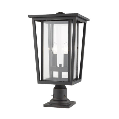 Z-Lite 2 Light Outdoor Pier Mounted Fixture