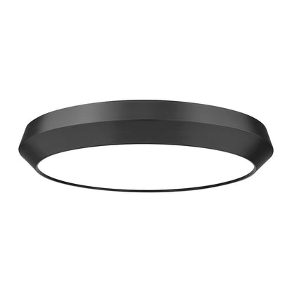 Z-Lite 1 Light Flush Mount, Matte Black