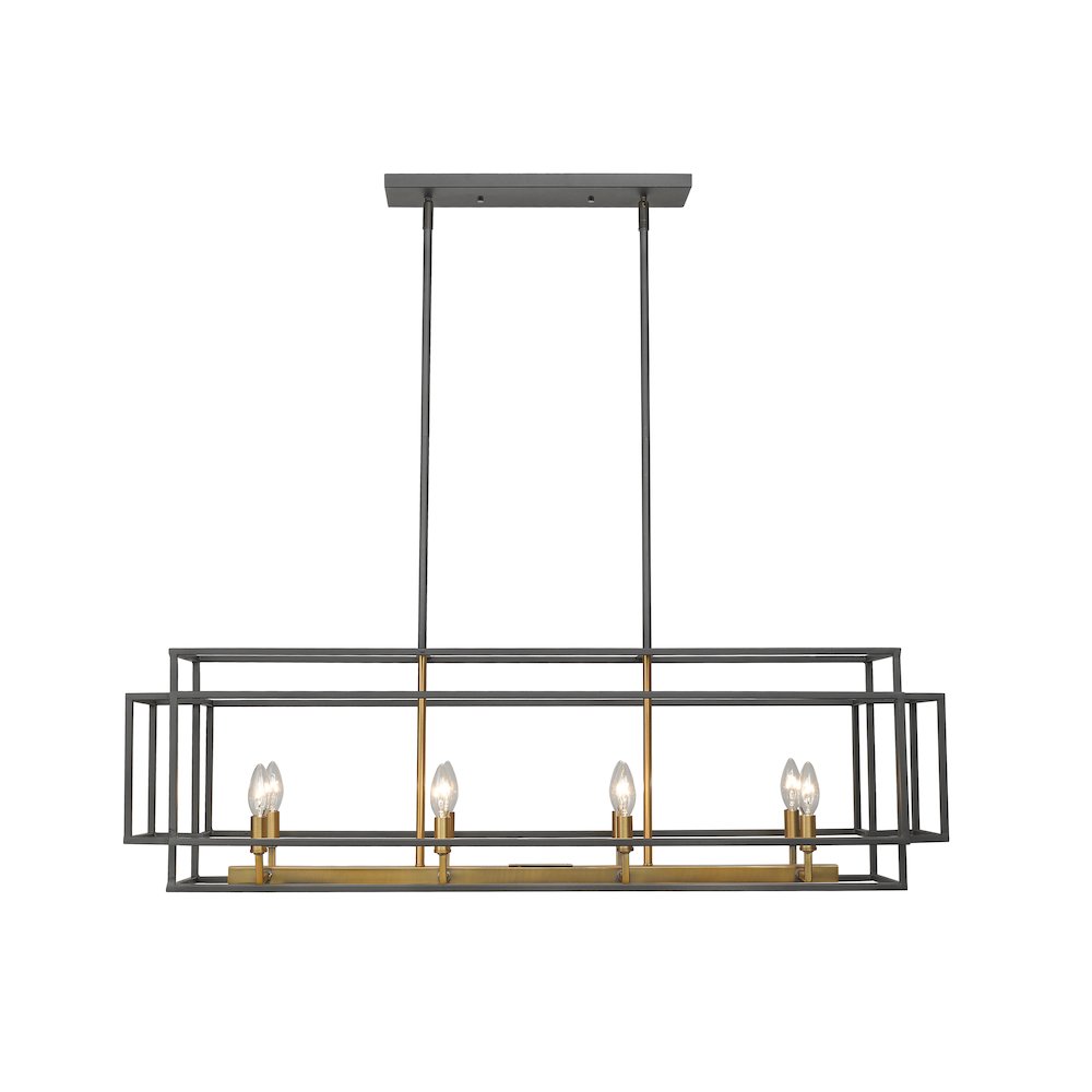 Z-Lite 8 Light Linear Chandelier