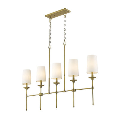 Z-Lite 5 Light Linear Chandelier