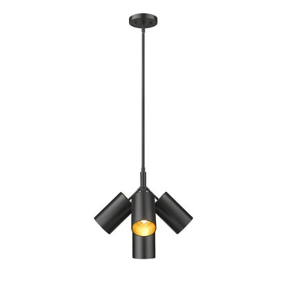 Lumina 5 Light Matte Black Chandelier