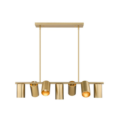 Lumina 7 Light Modern Gold Linear Chandelier