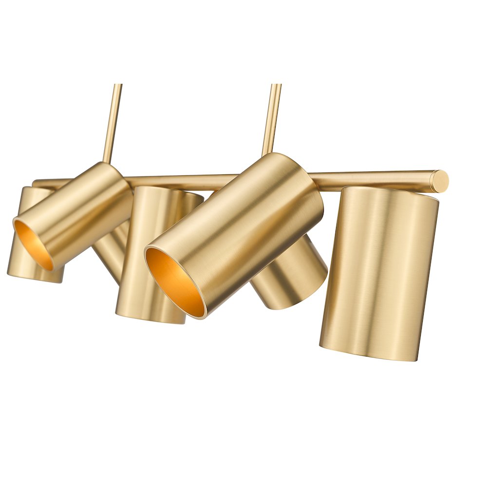 Lumina 7 Light Modern Gold Linear Chandelier