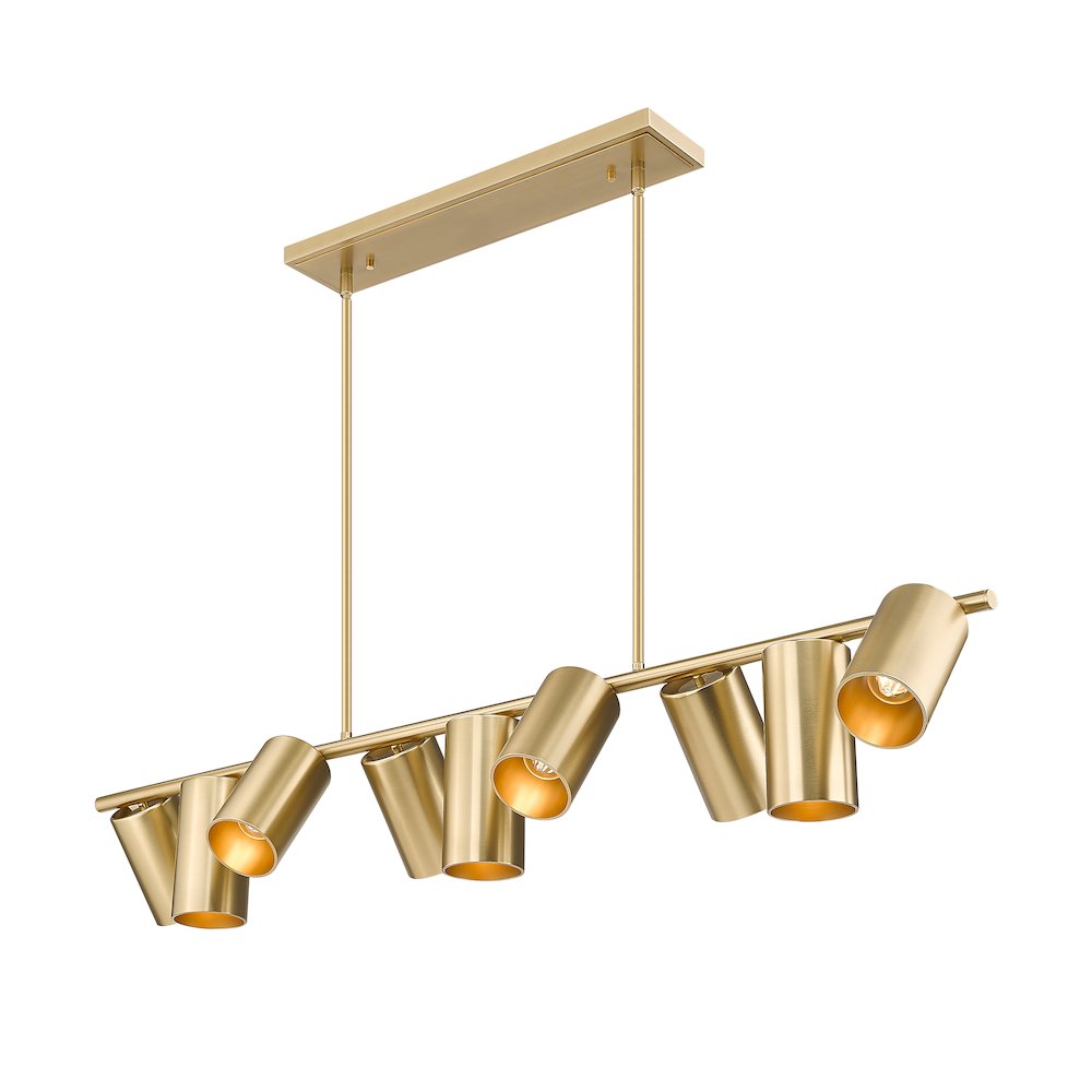 Lumina 9 Light Modern Gold Linear Chandelier