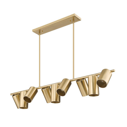 Lumina 9 Light Modern Gold Linear Chandelier