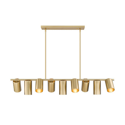 Lumina 9 Light Modern Gold Linear Chandelier