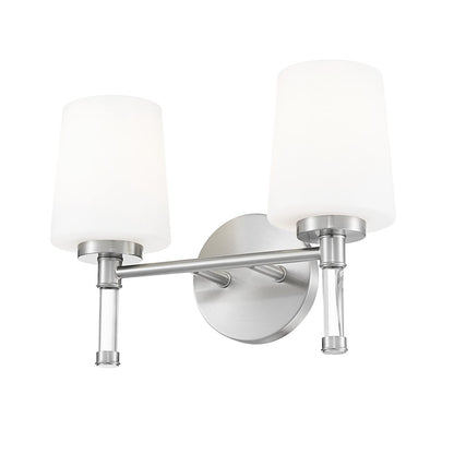 Z-Lite 2 Light Vanity, Brushed Nickel