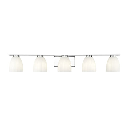 Z-Lite Naya 5 Light Vanity in Chrome color, Steel frame
