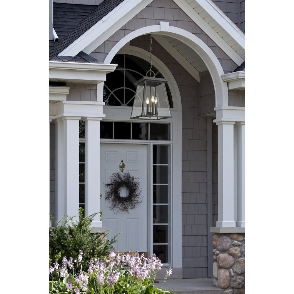 Z-Lite 4 Light Outdoor Chain Mount Ceiling Fixture